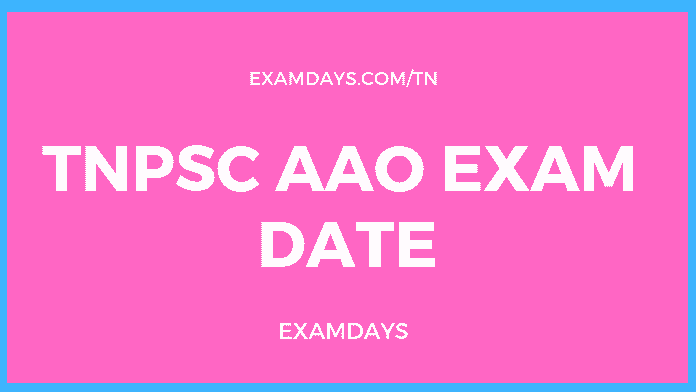 tnpsc aao exam date
