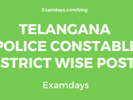 ts police constable district wise posts