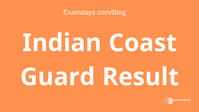 Indian coast guard result