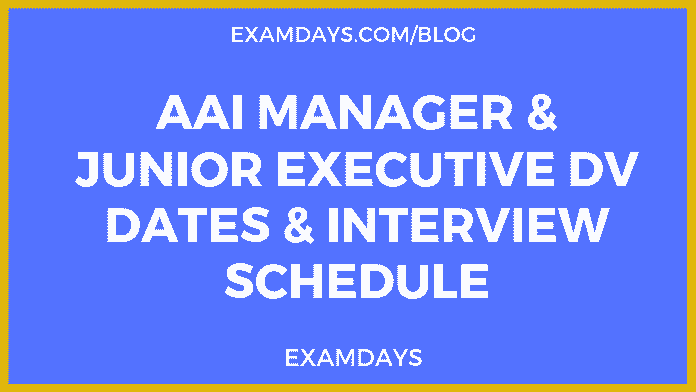 aai interview dates