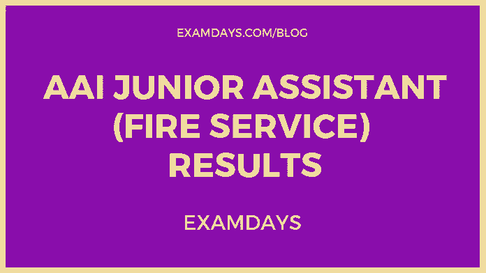 aai junior assistant result