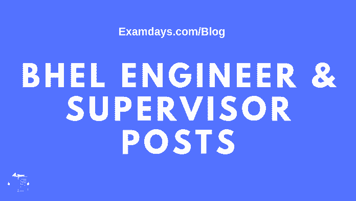 bhel recruitment 2019