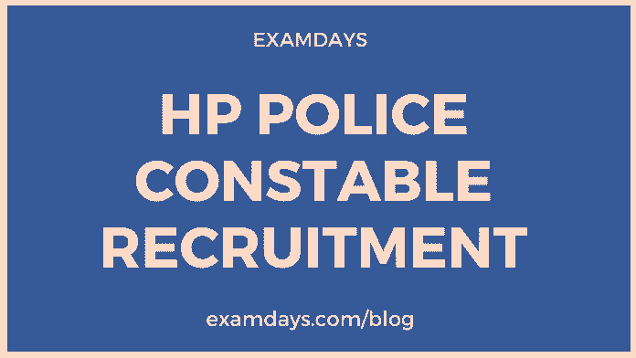 hp police constable recruitment