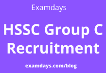 hssc group c recruitment