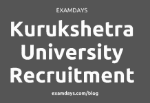 kurukshetra university recruitment