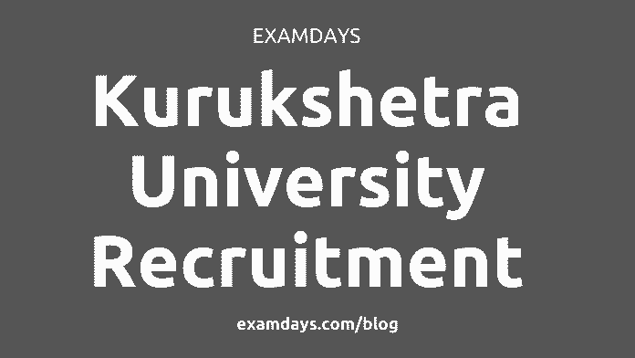 kurukshetra university recruitment