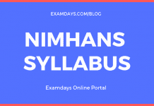 NIMHANS Syllabus