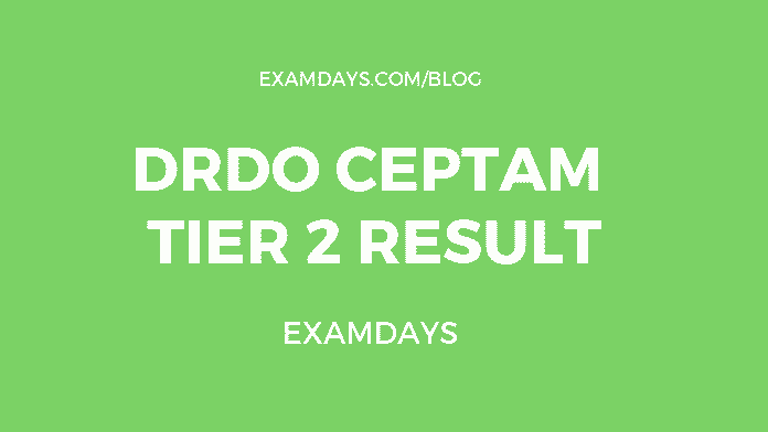 drdo ceptam tier 2 result