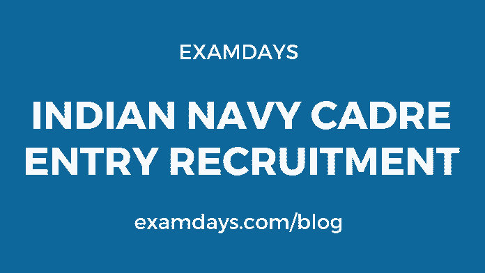 Indian Navy Cadre Entry