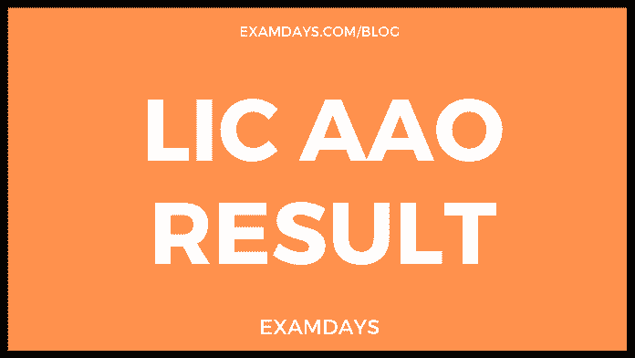 lic aao result