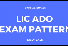 lic ado exam pattern