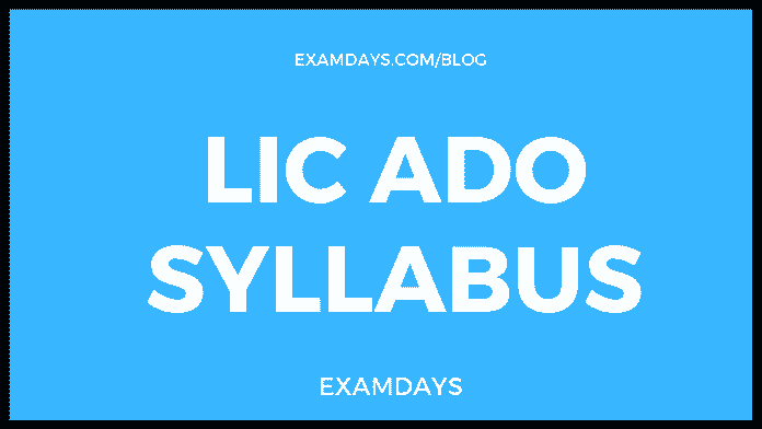 lic ado syllabus