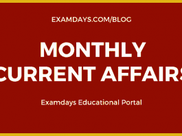 monthly current affairs