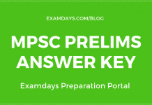 mpsc prelims answer key