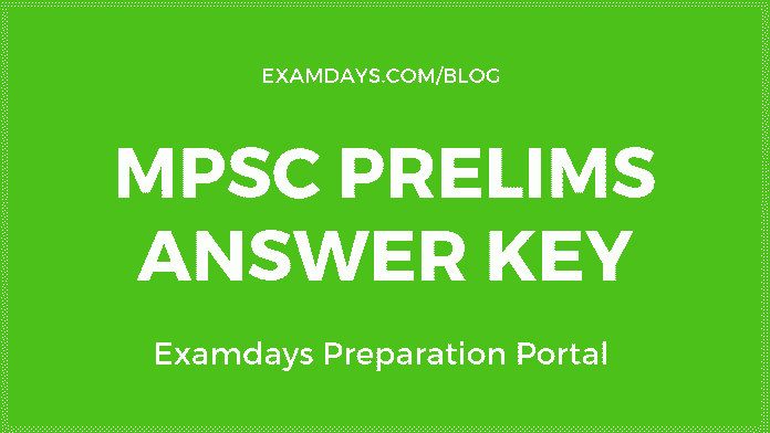 mpsc prelims answer key