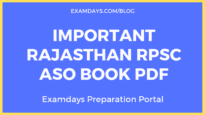 rpsc aso books