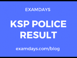 ksp police result