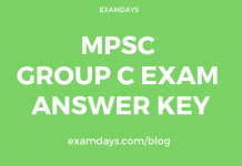 mpsc group c exam answer key