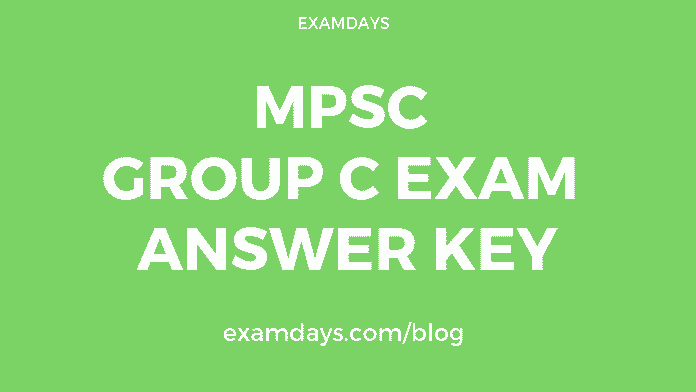 mpsc group c exam answer key