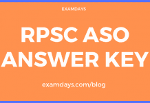 rpsc aso answer key