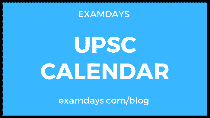 upsc calendar
