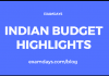 indian budget highlights