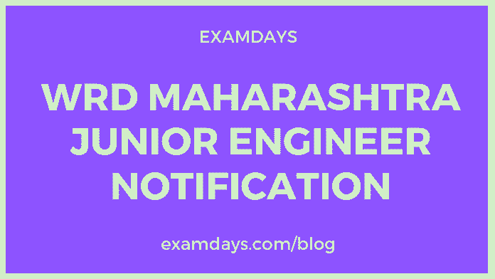 wrd maharashtra je recruitment