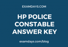 hp police constable answer key