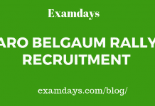 ARO Belgaum Rally Recruitment