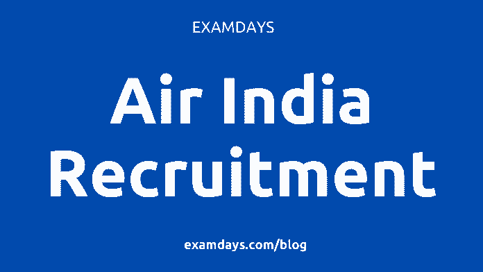 air india recruitment