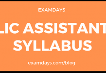 lic assistant syllabus