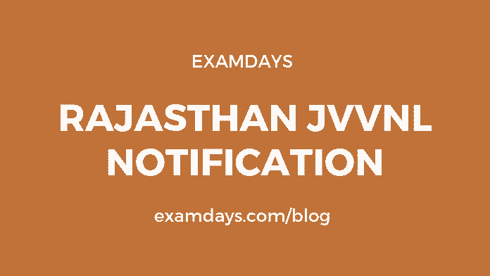 rajasthan jvvnl recruitment