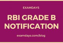 rbi grade b notification