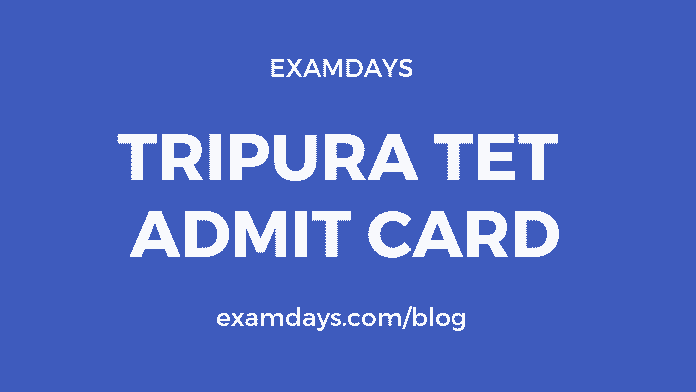 tripura tet admit card