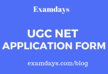 ugc net application form