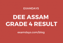 dee assam grade 4 result