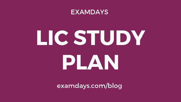 lic study plan