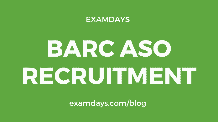 barc aso recruitment