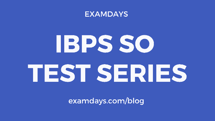 ibps so test series