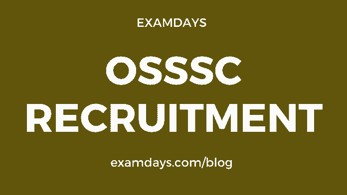 osssc recruitment