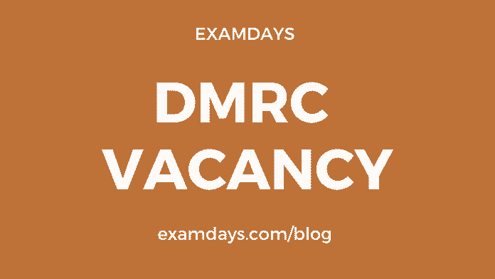dmrc vacancy