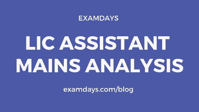 lic assistant mains analysis