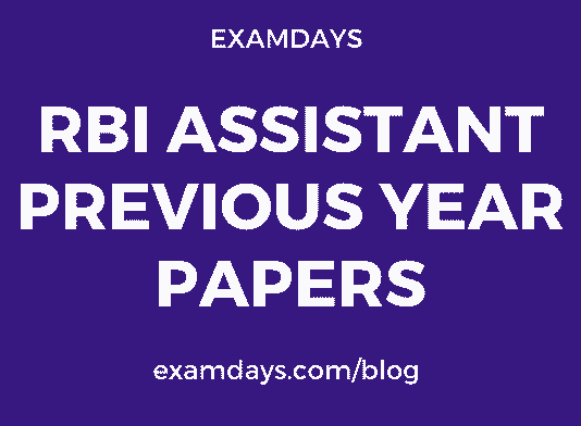 rbi assistant previous year paper