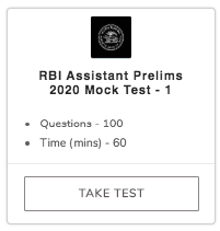 rbi assitant mock test