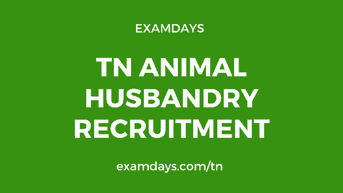 tn animal husbandry recruitment