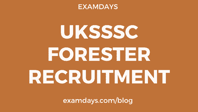 uksssc forest recruitment