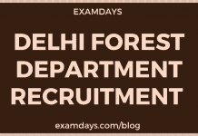 delhi forest department recruitment