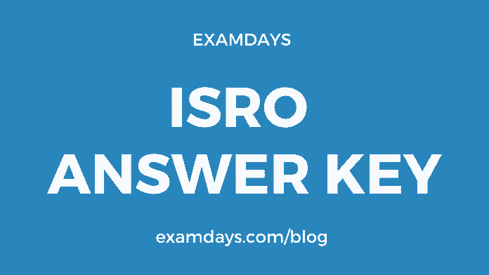 isro answer key