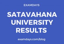 satavahana university results