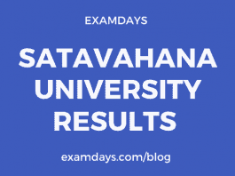 satavahana university results